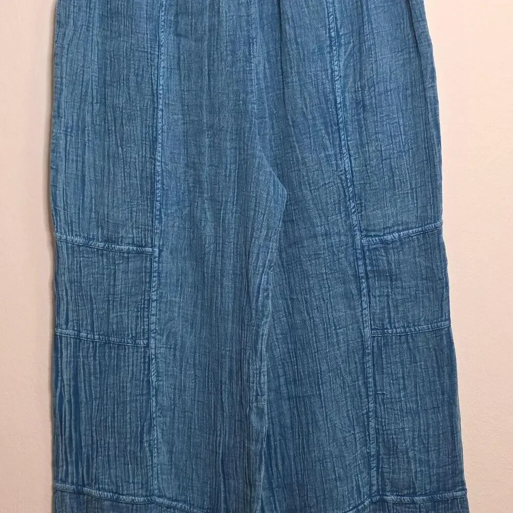 tulip Women's Blue Trousers - Picture 2 of 4